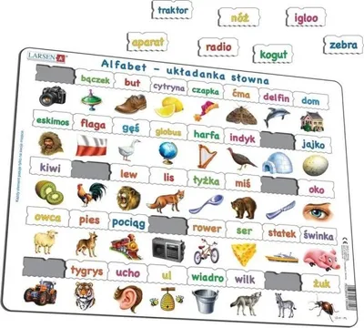 Produktbild von Alphabet-Puzzle – Maxi-Wörter – Larsen