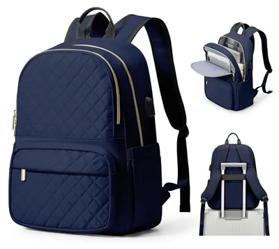 Imagen del producto de Omgoods: Mochila escolar para niñas, con múltiples compartimentos y diseño transpirable