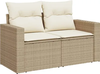 Obrázok produktu pre VidaXL 366078, 2 sedadlo/sedadiel, Krém, 110 kg, 1310 mm, 620 mm, 690 mm