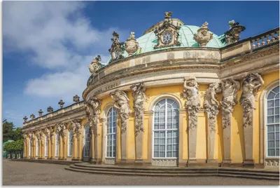 Produktbild von ARTland Wandbild Alu für Innen & Outdoor Schloss Sanssouci Größe: 60x40 cm