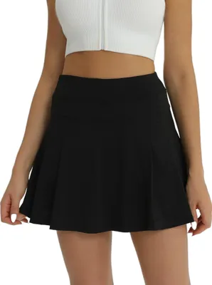 Produktbild von Damen Skorts mit Taschen für Tennis und Golf - Schwarz