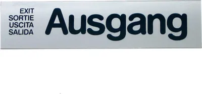 Produktbild von GRÄWE Türschild "Ausgang"