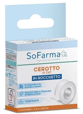 Immagine prodotto di Rocchetto Tessuto Non Tessuto M 5X1,25 Cm Sofarmapiu'