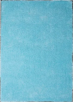 Produktbild von BELIANI Teppich Hellblau Polyester 140 x 200 cm Rechteckig Hochflor Modern Maschinengetuftet Fußbodenheizung Geeignet Wohnzimmer Schlafzimmer Flur
