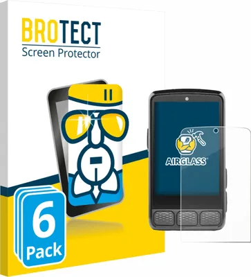 Produktbild von 6x BROTECT Schutzglas für Wahoo Elemnt Roam V3 Schutzfolie Panzer Folie Glas Display Schutz klar