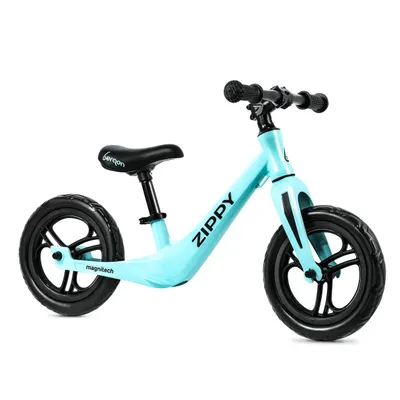 Produktbild von Kinder Laufrad Bergen ZIPPY Blau, 2,5 kg leicht, Geschenkidee, für Jungen und Mädchen, pannensichere Reifen, Magnesiumrahmen