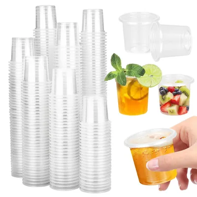 300 Plastik-Schnapsgläser 20 ml, BPA-frei, wiederverwendbar