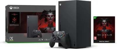 Produktbild von Microsoft Xbox Series X - Diablo IV, Xbox Series X, Schwarz, 16000 MB, GDDR6, AMD, AMD Ryzen Zen 2