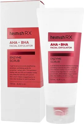 Obrázok produktu pre Heimish RX AHA BHA ENZYME SCRUB 130 ml - Enzymatický peeling na tvár