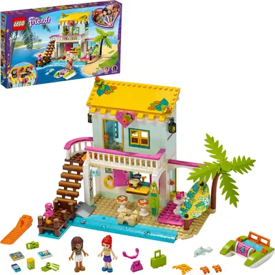 Zdjęcie produktu dla LEGO® Friends 41428 Domek na plaży z rowerem wodnym