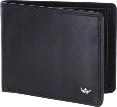Image de Golden Head Cuir porte-monnaie Polo RFID Protect Scheintasche 1133 Schwarz noir