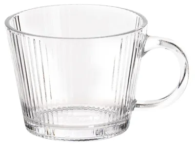 Zdjęcie produktu dla Szklanki do kawy i herbaty - szkło - 370 ml - zestaw 6 sztuk