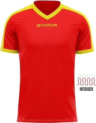 Obrázok produktu pre Športové tričko Givova Revolution Červeno-žlté Červené