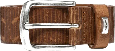 Produktbild von REPLAY Leder Gürtel Belt W85 Tan hellbraun