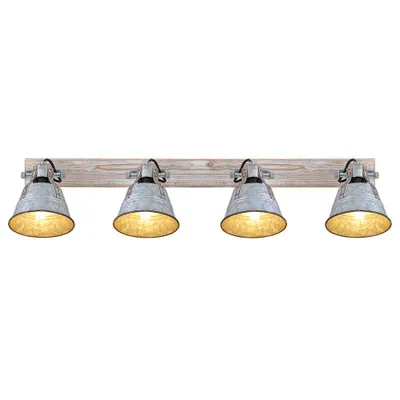 Produktbild von LED Deckenleuchte, zinkfarben, Strahler schwenkbar, L 82 cm