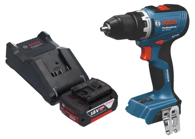 Immagine prodotto di Bosch GSB 18V-65 Trapano a percussione professionale a batteria 18 V 65 Nm brushless + 1x batteria ricaricabile 5,0 Ah + caricabatterie