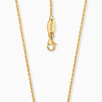 Produktbild von Engelsrufer ERNB-43-19G Briliant-Kette Gold Plated 43 cm