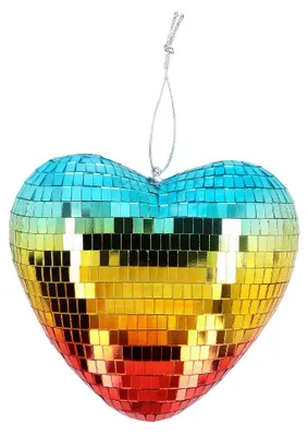 Produktbild von Discokugel 19 cm Herz von Boland, Party-Dekoration, Licht-Effekt