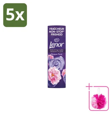 Image de 5 x Lenor Parfumateur pour lessive - Bouquet de fleurs - Pack économique - 5 pièces