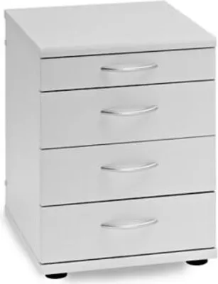 Produktbild von Möbelpartner Standcontainer Lion | HxBxT 54x42x50cm | 4 Schubladen | Lichtgrau