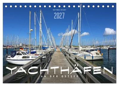 Produktbild von YACHTHÄFEN AN DER OSTSEE (Tischkalender 2027 DIN A5 quer), CALVENDO Monatskalender