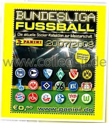 Produktbild von Panini Sticker Bundesliga 07/08 - 100 Tüten -