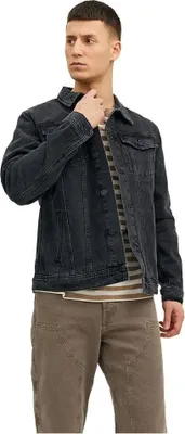 Produktbild von Jack & Jones 12223613_2103_XS, Uni, Erwachsener, Kleidungsknopf, Baumwolle, Schwarz