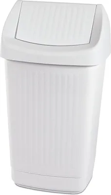 Produktbild von Schwingdeckeleimer 50 Liter weiß