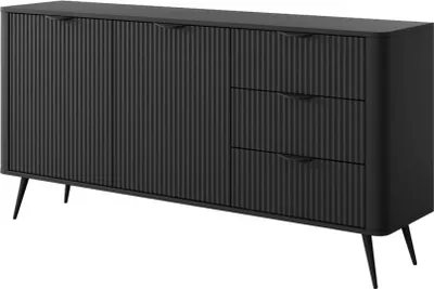 Produktbild von Kommode Lante 163 2D3S schwarz