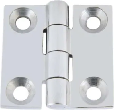 Produktbild von Plastimo Edelstahl Scharnier Silber 38 x 38 mm Silber 38 x 38 mm