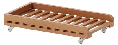 Image de Support portable pour processeur avec roulettes, idéal pour le bureau