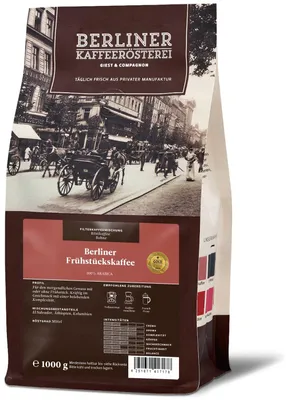 Produktbild von MEDIMAX Berliner Frühstückskaffee1000g, 1 kg, Kaffee, Medium geröstet, 1 Stück(e)