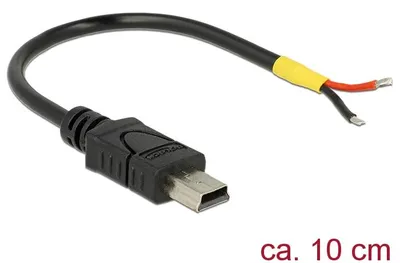Produktbild von Delock USB-Kabel - Mini-USB, Typ B (M) zu Hardwire