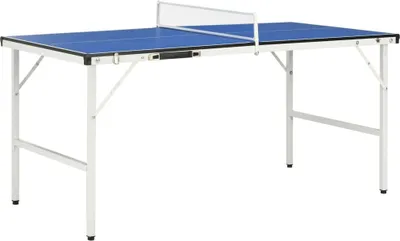 Produktbild von 5-Fuß-Ping-Pong-Tisch mit Netz 152 x 76 x 66 cm Blau