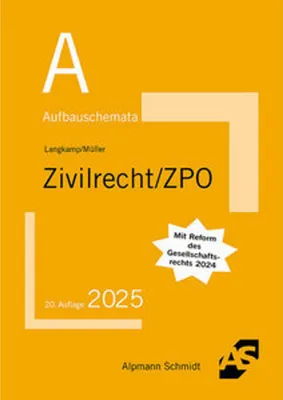 Zdjęcie produktu dla Aufbauschemata Zivilrecht / ZPO