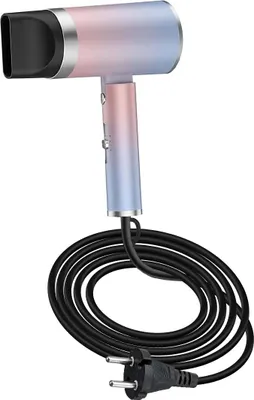 Produktbild von Avizar, Faltbarer Ionen-Haartrockner 1200 W Warm/Kalt, Blau / Rosa