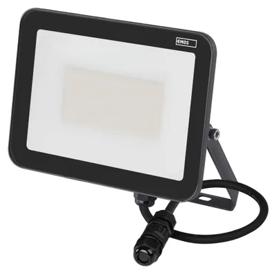 LED reflektor INOVO 50 W, šedý, neutrální bílá