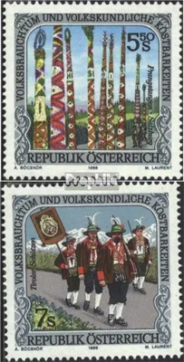 Produktbild von Briefmarken Österreich 1996 Mi 2191-2192 (kompl.Ausg.) postfrisch Volksbrauchtum