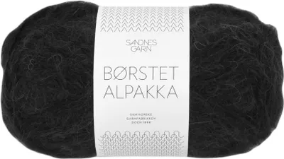 Produktbild von Sandnes Borstet Alpakka 50g Schwarz 1099