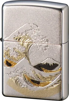Produktbild von Japanisches Elektroform Feuerzeug, Silber