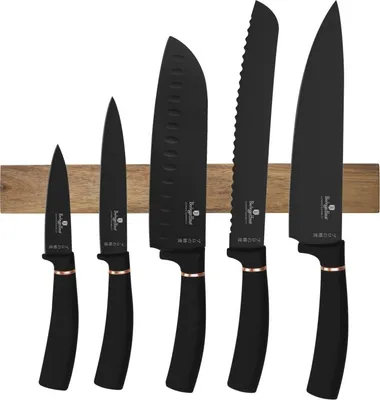 Obrázek produktu pro Berlingerhaus BH-2884 s nepřilnavým povrchem a magnetickým držákem 6 kusů Black Rose