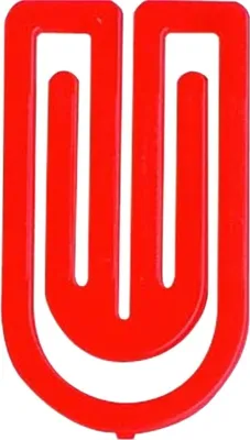 Produktbild von Büroklammern King Klip 27mm VE=75 Stück rot