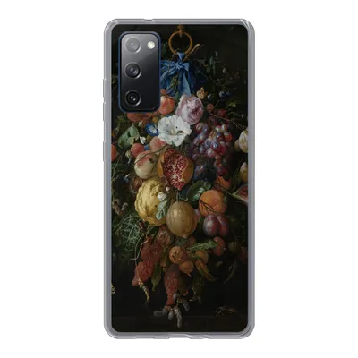 Produktbild von MuchoWow® Handyhülle Schutzhülle Hülle für Samsung Galaxy S20 FE Früchte und Blumen - Gemälde von Jan Davidsz. de Heem Silikon Softcase Handy Hülle - Abdeckung