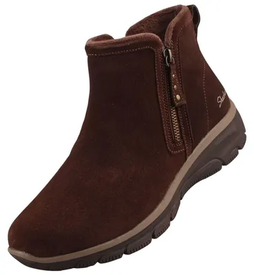 Image de Skechers Damen Stiefelette Easy Going Urban Zip Braun 168188/Choc