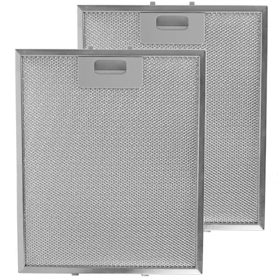 Metall-Fettfilter für Dunstabzugshauben, 2er-Pack, 300 x 250 mm