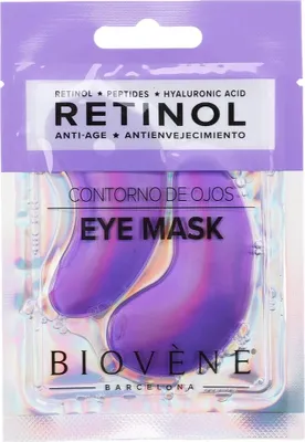 Produktbild von Biovene Retinol Anti-Falten Augenpads mit Hyaluronsäure, 1 Paar