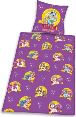 Produktbild von Herding Filly Flanell Bettwäsche, 80 x 80 cm + 135 x 200 cm mit Knopfleiste