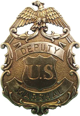 Produktbild von Sheriffstern US-Deputy Marshal Adler messingfarbend