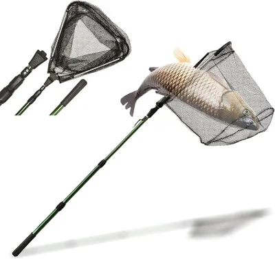 Obrázek produktu pro Teleskopický podběrák 190 cm skládací hliník nylon