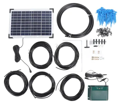 Solar-Tropfbewässerungsset für Garten, Gewächshaus, Beet